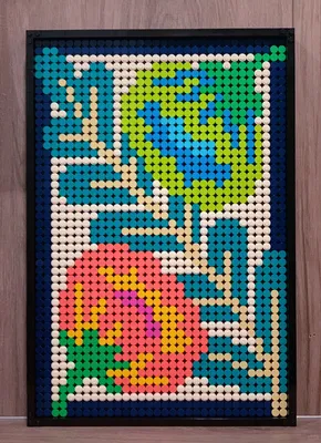 乐高31207花卉艺术史低，想到世界地图就放
