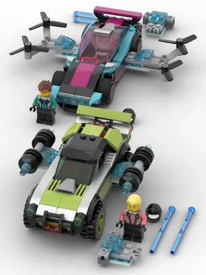 Lego 60396 创意改装飞行赛车