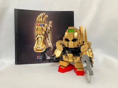 Lego76191乐高无限手套不按说明书拼得百式