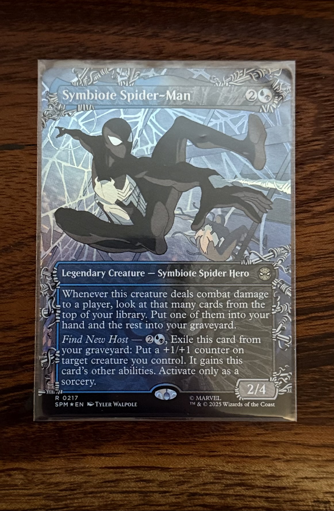 Symbiote Spider-Man (Foil) (Borderless) (Showcase) - Image 1