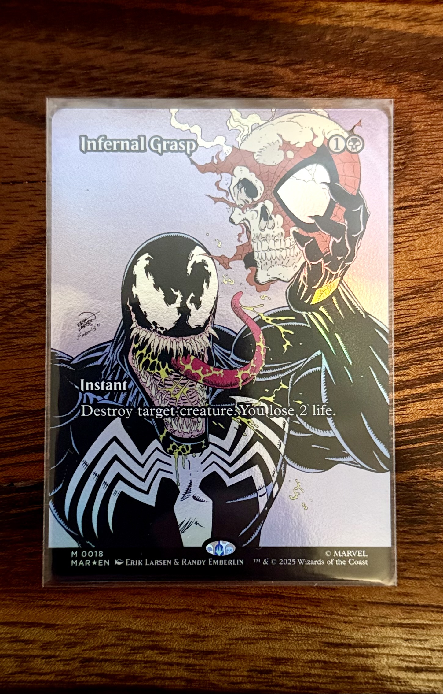 Infernal Grasp (Foil) (Borderless) - Image 1