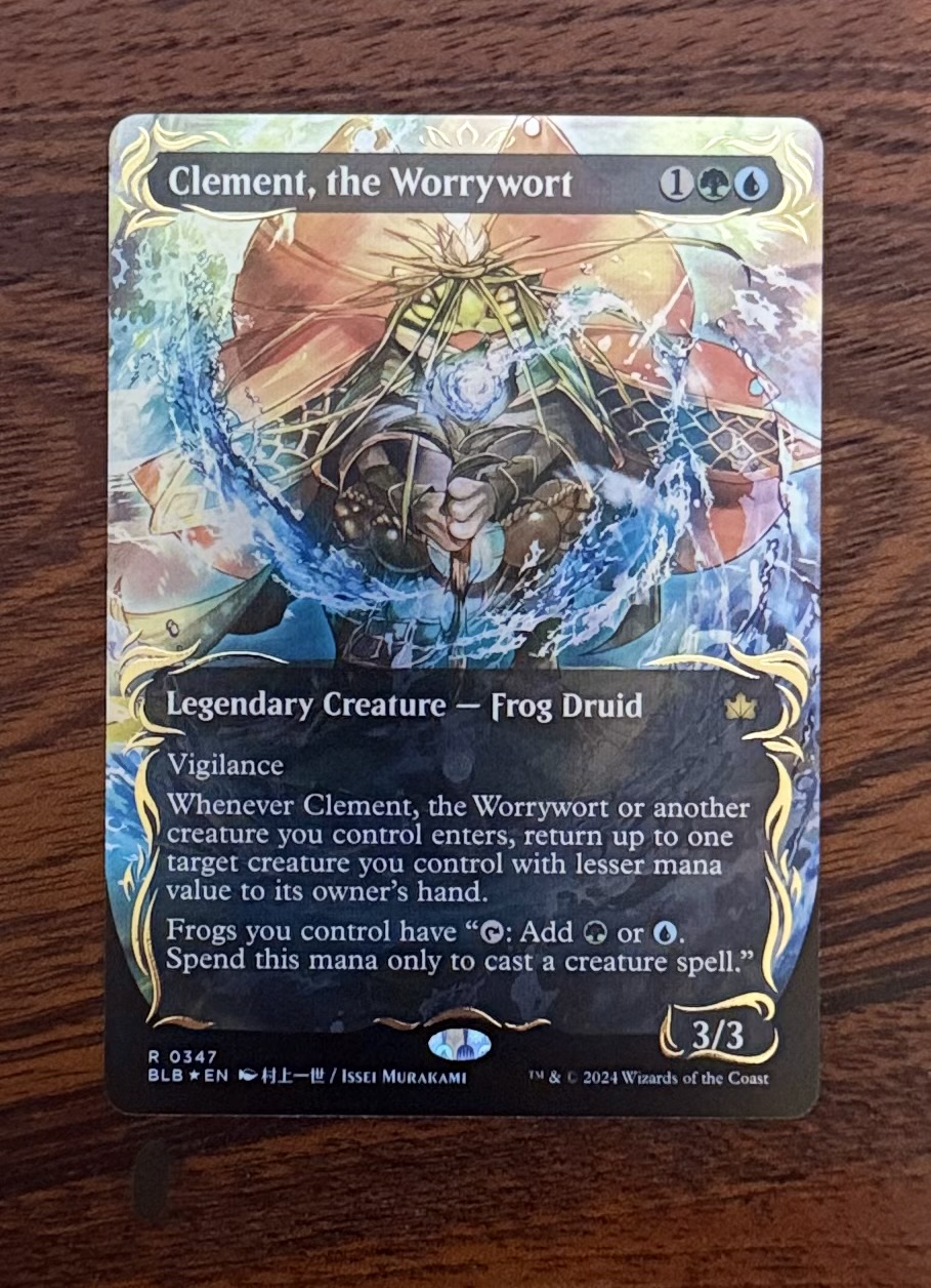 Clement, the Worrywort (Raised Foil) (Borderless) (Showcase) - Image 1