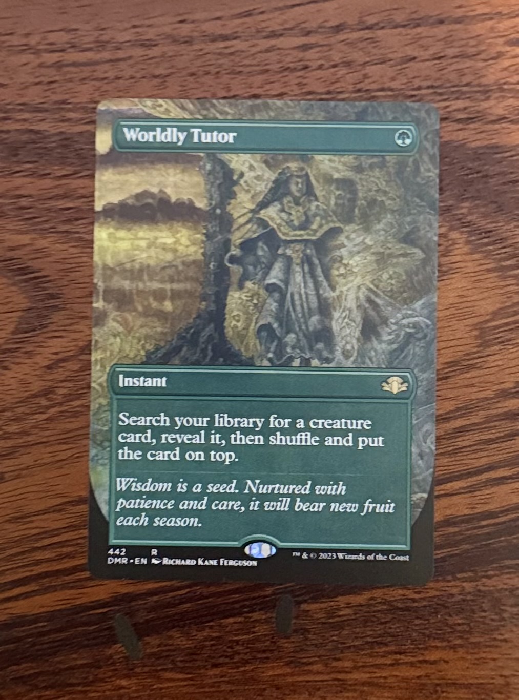 Worldly Tutor (Non-Foil) (Borderless) - Image 1