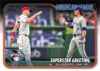 Superstar Greeting (Bobby Witt Jr. / Mike Trout)