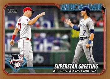 Superstar Greeting (Bobby Witt Jr. / Mike Trout)