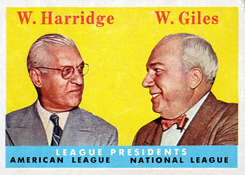 League Presidents (William Harridge / Warren Giles) CPC, PRES