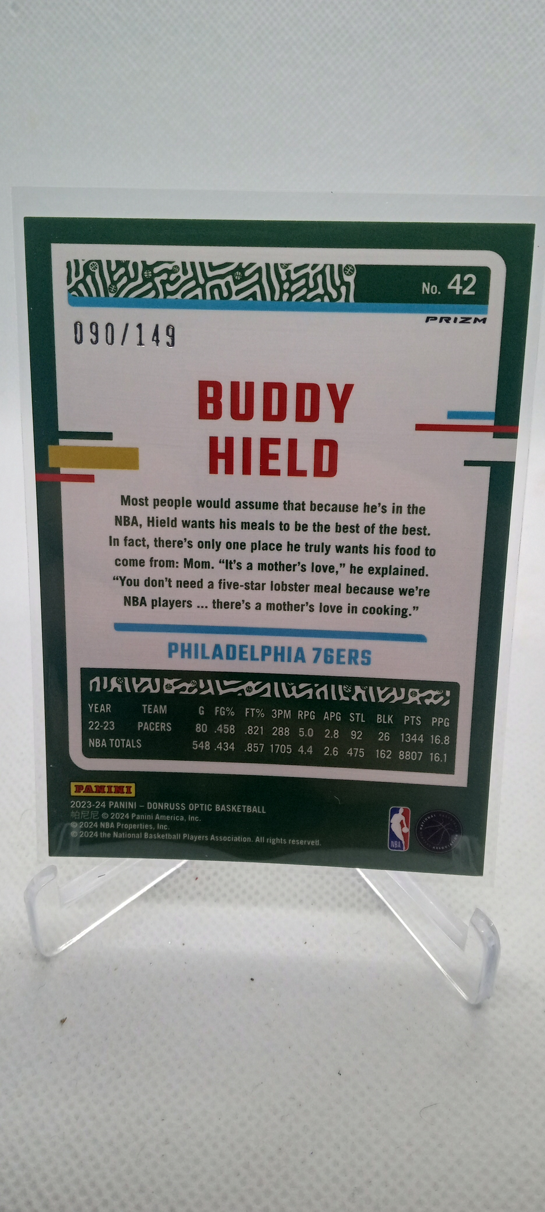 Card back