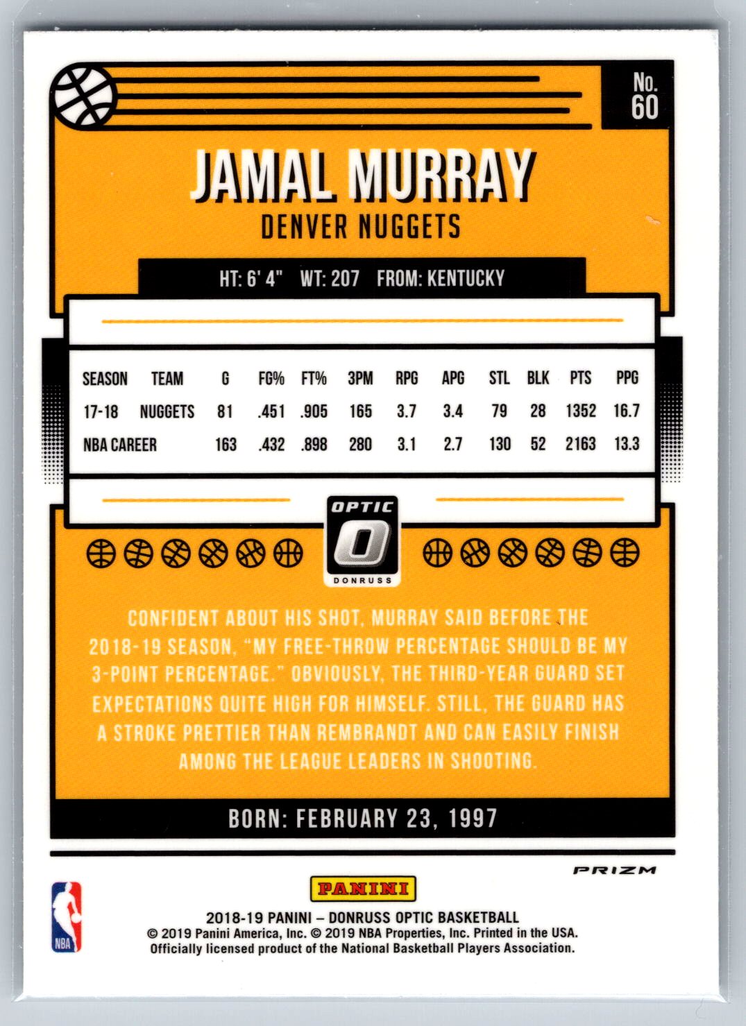 Card back