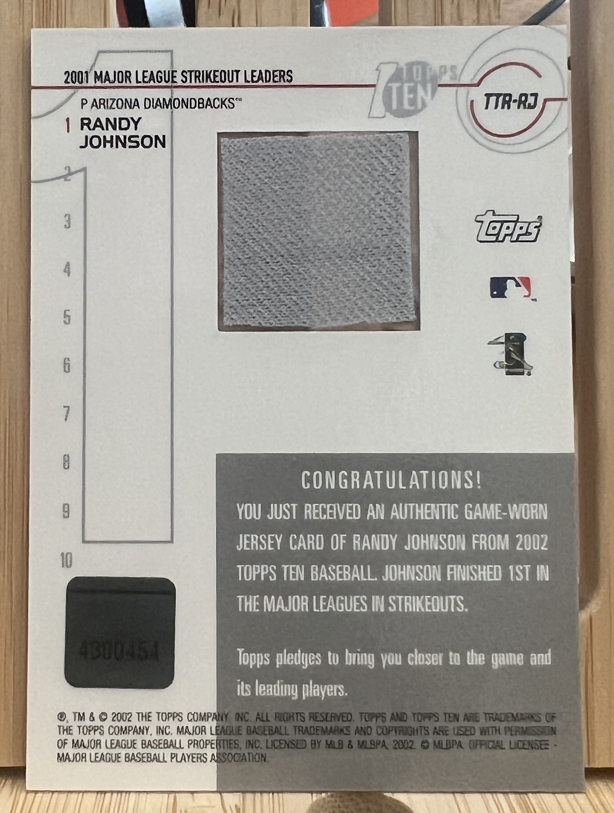 Card back