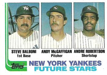 Yankees Future Stars (Steve Balboni / Andy McGaffigan / Andre Robertson)
