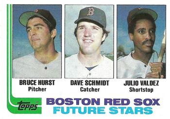 Red Sox Future Stars (Bruce Hurst / Dave Schmidt / Julio Valdez)