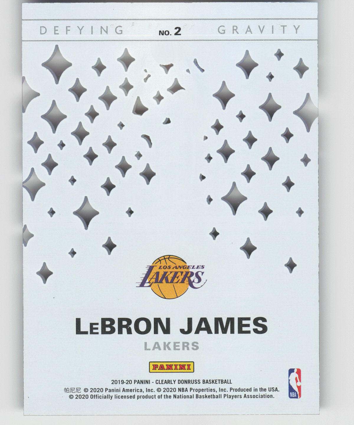 Card back