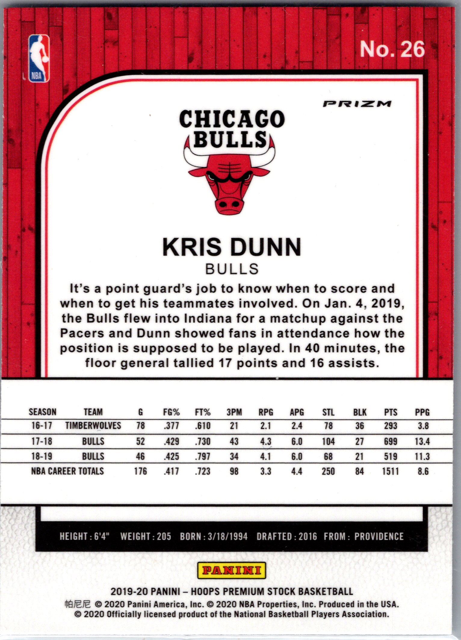 Card back