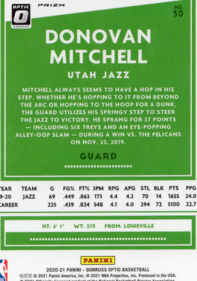 Card back