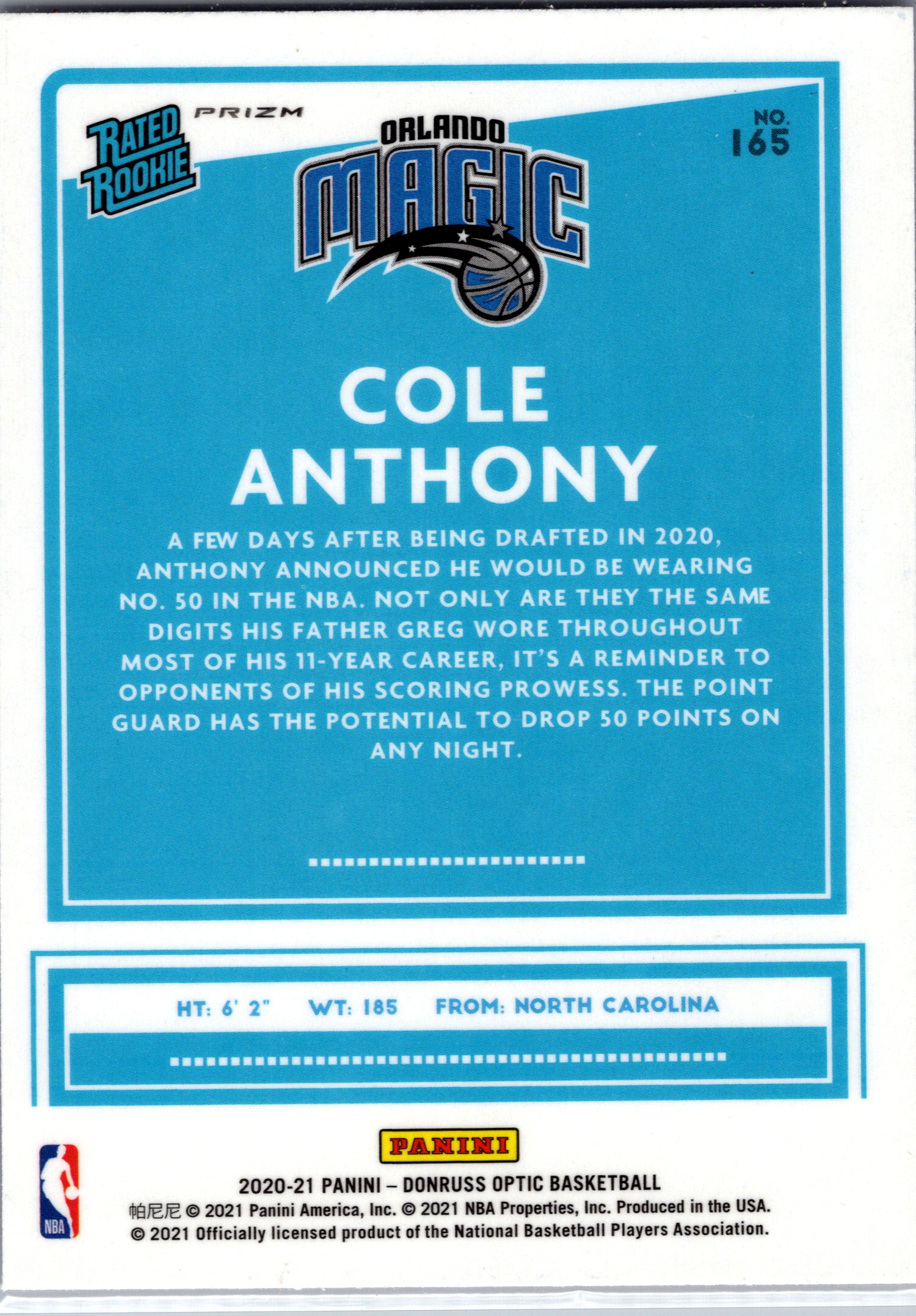 Card back