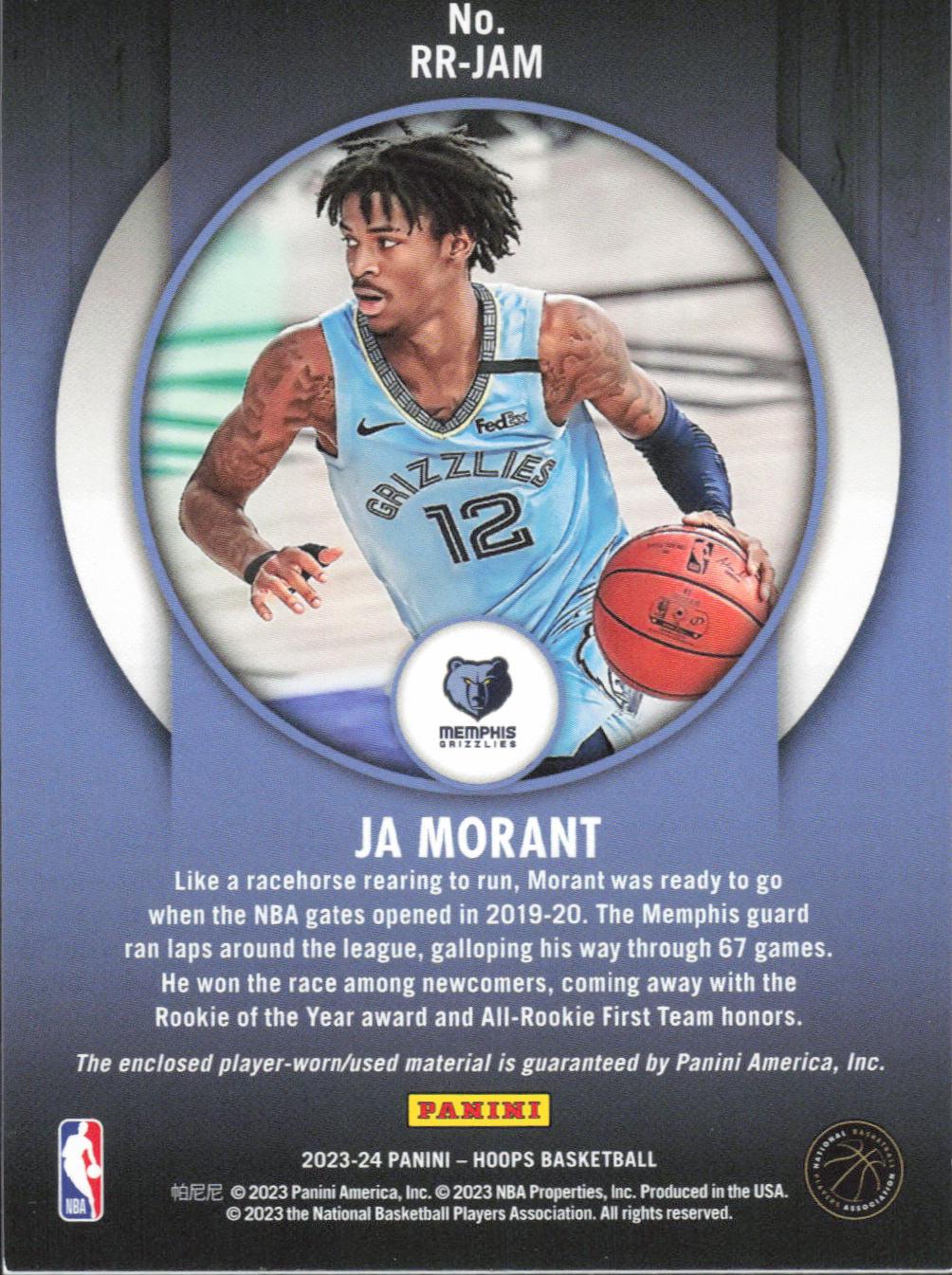 Card back