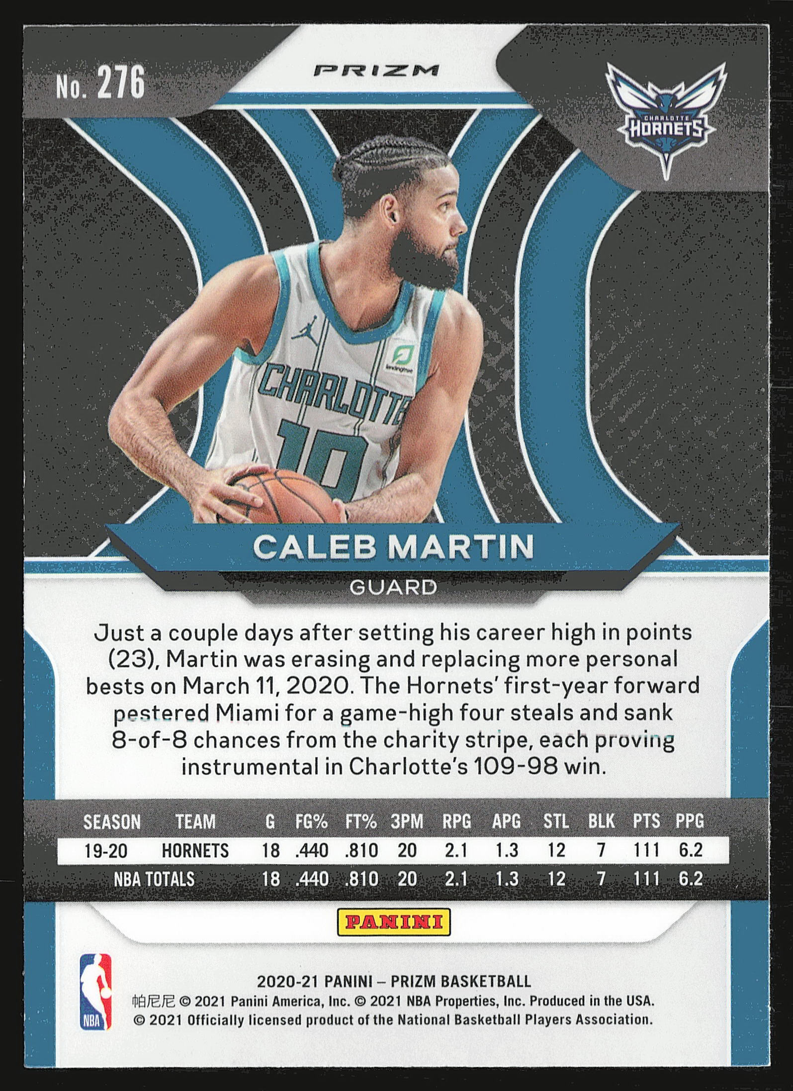 Card back