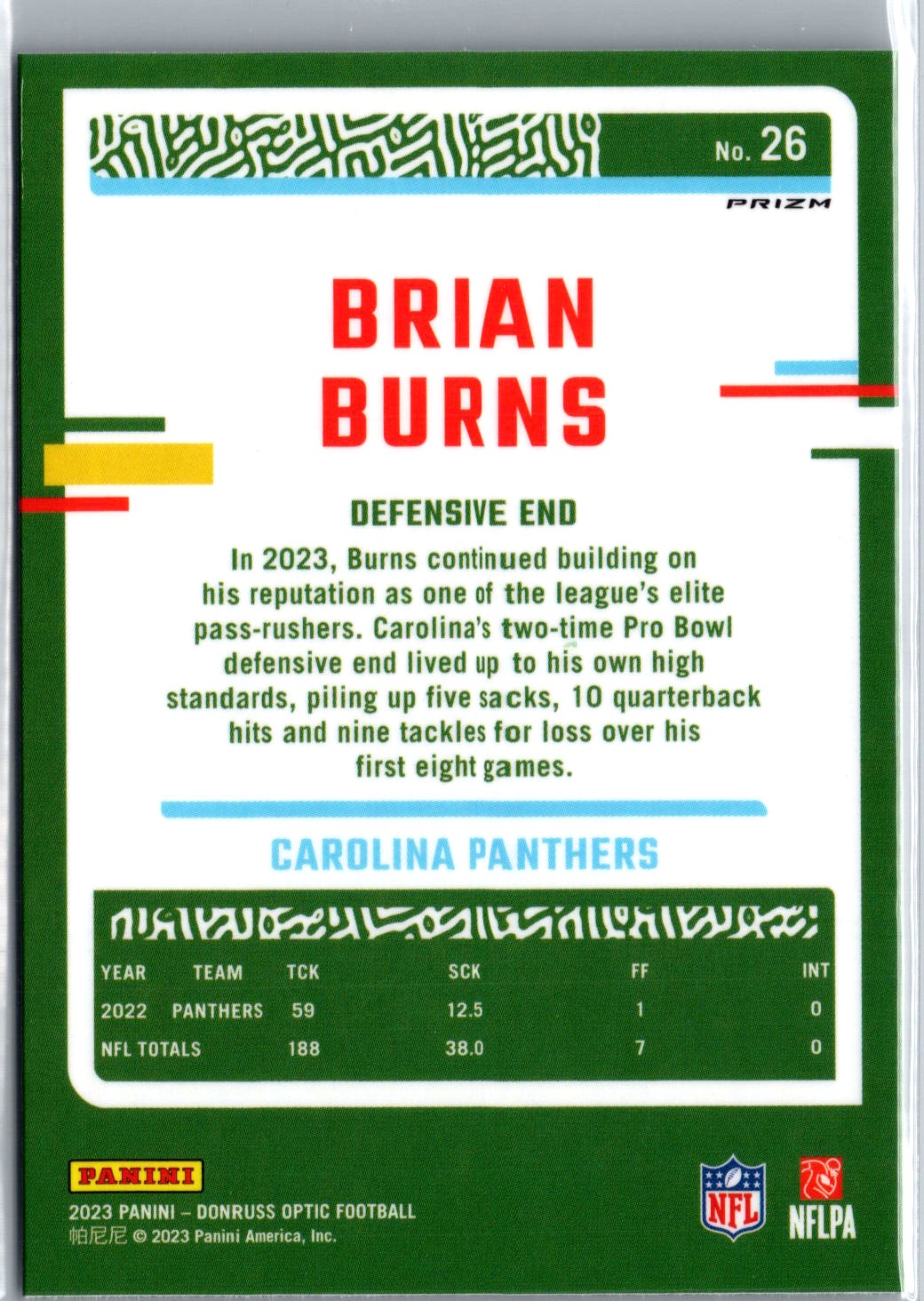 Card back