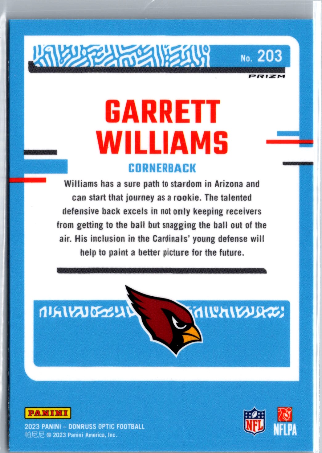 Card back