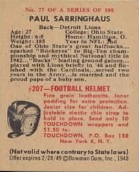 Card back