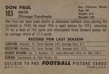Card back