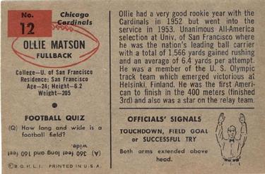 Card back