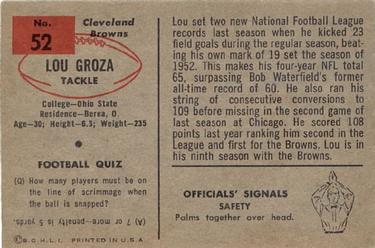Card back