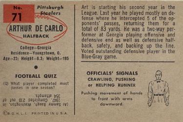 Card back