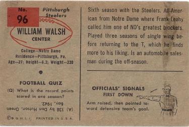 Card back