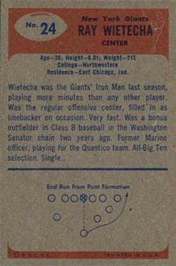 Card back