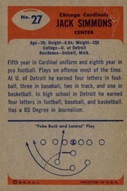 Card back