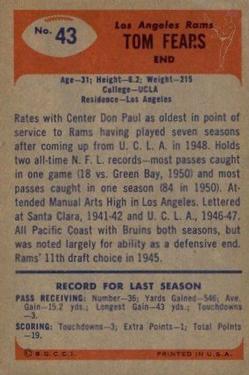 Card back