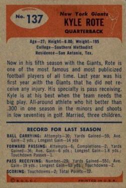 Card back