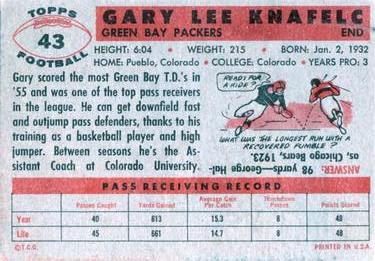 Card back