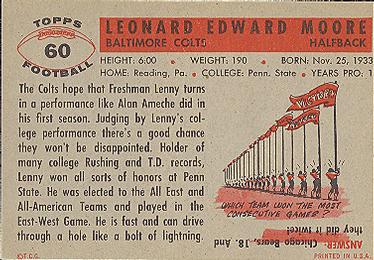 Card back