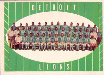 Detroit Lions Team