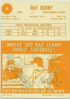 Card back