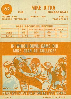 Card back
