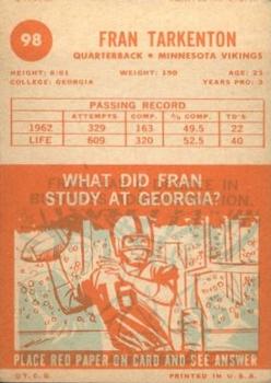 Card back