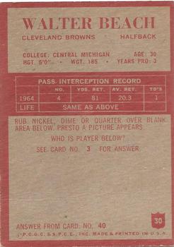 Card back