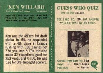 Card back