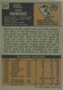 Card back
