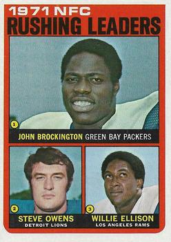 1971 NFC Rushing Leaders (John Brockington / Steve Owens / Willie Ellison)