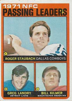 1971 NFC Passing Leaders (Roger Staubach / Greg Landry / Bill Kilmer)