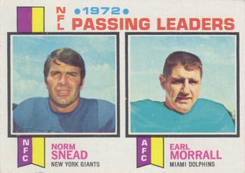 1972 NFL Passing Leaders (Norm Snead / Earl Morrall)