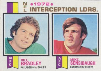 1972 NFL Interception Leaders (Bill Bradley / Mike Sensibaugh)