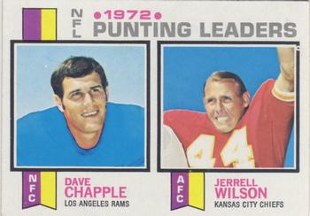 1972 NFL Punting Leaders (Dave Chapple / Jerrel Wilson)