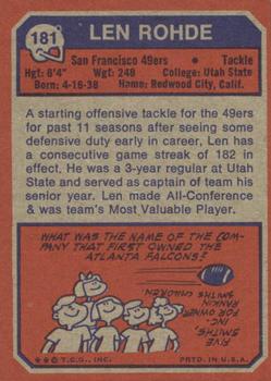 Card back
