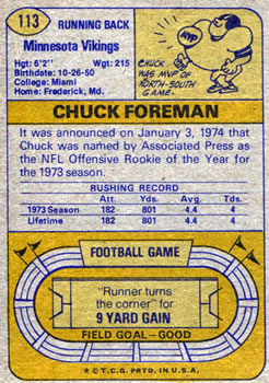 Card back