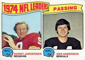 1974 NFL Passing Leaders (Sonny Jurgensen / Ken Anderson)